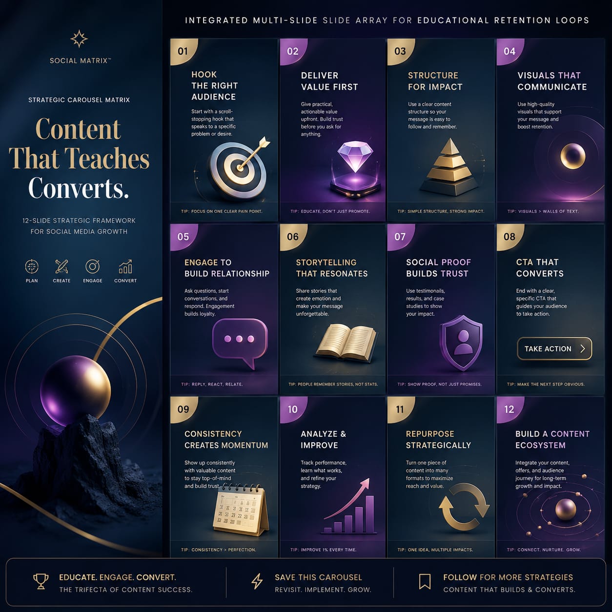 Strategic Carousel Vector Sequence